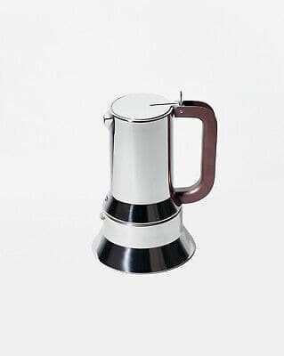 La caffettiera vista di profilo