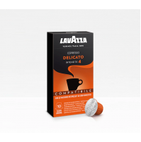 10 Capsule Caffè Lavazza Miscela DELICATO Compatibili Nespresso