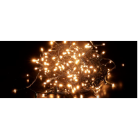 100 Luci LED di Natale da INTERNO Catena Musicale con Controller - Luce CALDA
