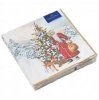 20 Tovaglioli Carta Babbo Natale L Villeroy & Boch Winter Specials 33x33 cm