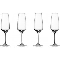 4 Bicchieri Calici Flute Champagne VILLEROY E BOCH Set Servizio in Cristallo