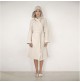 Accappatoio Uomo Donna FAZZINI 100% Cotone NIDO D' APE con Cappuccio S M L XL