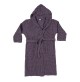 Accappatoio Uomo Donna FAZZINI 100% Cotone NIDO D' APE con Cappuccio S M L XL