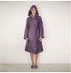 Accappatoio Uomo Donna FAZZINI 100% Cotone NIDO D' APE con Cappuccio S M L XL