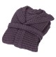 Accappatoio Uomo Donna FAZZINI 100% Cotone NIDO D' APE con Cappuccio S M L XL