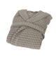Accappatoio Uomo Donna FAZZINI 100% Cotone NIDO D' APE con Cappuccio S M L XL