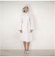 Accappatoio Uomo Donna FAZZINI 100% Cotone NIDO D' APE con Cappuccio S M L XL
