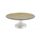 Alzata Centrotavola BOMBAY IVV Beige in Vetro 28 cm
