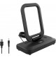 Antenna TV Amplificata Interno Orientabile Guadagno 38 db 5 Volt Camper Camion