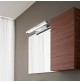 Applique Lampada a Muro Linea Light Solid Grigio Alluminio per INTERNO 1xG5 24 W
