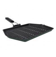Bistecchiera in Ghisa Antiaderente per INDUZIONE BRANDANI Rettangolare 35 x 26
