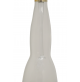 Bottiglia Cristallo Argento con Tappo Cassetti Alta Trasparente 38,5 cm
