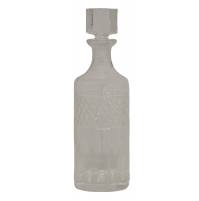 Bottiglia Cristallo con Tappo Molato Trasparente 23,5 cm