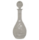 Bottiglia Cristallo con Tappo Spirale SILEA Trasparente 26 cm