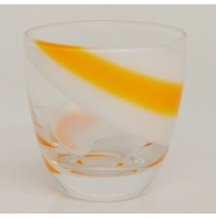Calici Bicchieri Liquore 6 pezzi Cristallo per 6 persone Arancio TABLE GUZZINI