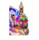Carillon Natale Paesaggio Invernale Decorazione Natalizia con Movimento e Luci