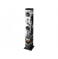 Cassa Audio a Torre Speaker 2.1 Trevi XT 104 BT NY Taxi 50 W Bluetooth Subwoofer
