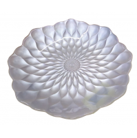 Ciotola Centro tavola LOTO IVV Bianco Perla in Vetro 53 cm