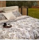 Completo Lenzuola Matrimoniale 2 Piazze FAZZINI Giappone Letto 100% Cotone Raso