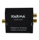 Convertitore Audio Karma CONV 3DA da Digitale Ottico ad Analogico RCA e Cuffia