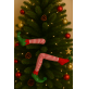 Decorazione per Albero di Natale Gamba Piede di Elfo Aiutante Babbo Natalizio