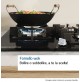 Fornello Piano Cottura BOSCH 4 Fuochi a Gas Inox da Incasso Griglie in Ghisa WOK