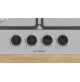 Fornello Piano Cottura BOSCH 4 Fuochi a Gas Inox da Incasso Griglie in Ghisa WOK