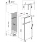 Frigorifero Incasso Doppia Porta con Congelatore Freezer INDESIT Classe E 205 L