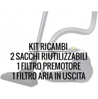 Kit Ricambi Sacchetti + Filtri Trevidea ASP424 per Aspirapolvere Trevi ASP423