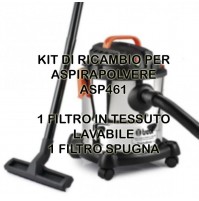 Kit Ricambi per Aspirapolvere ASP461 TREVI ASP462 - Filtro in tessuto - Filtro