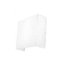 Lampada Parete Applique Linea Light GLUED Vetro Bianco 4896 2G10 30x26cm