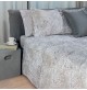 Lenzuola Matrimoniale Parure Letto 2 Piazz FAZZINI Fiori japan 100% Cotone Italy