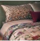 Lenzuola Matrimoniale Parure Letto 2 Piazze FAZZINI Fiori Rosa 100% Cotone Italy