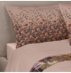 Lenzuola Matrimoniale Parure Letto 2 Piazze FAZZINI Fiori Rosa 100% Cotone Italy