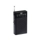 Mini Radio Portatile RA 7F15 AM FM Nera a Batterie Altoparlante Presa Cuffie