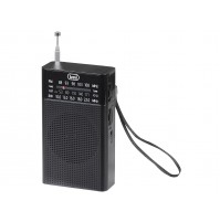 Mini Radio Portatile RA 7F15 AM FM Nera a Batterie Altoparlante Presa Cuffie