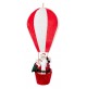 Mongolfiera di Babbo Natale con Doni Natalizi Pacchi Regalo Rosso Grande 150 cm