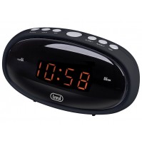 Orologio Digitale Trevi EC 880 a Rete Corrente con Doppia Sveglia Nero Snooze