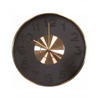Orologio da parete Vintage Nero e Oro Brandani 51893
