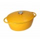 Pentola Casseruola Cocotte Ovale GHISA BRANDANI con Coperchio 5 Litri INDUZIONE