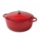 Pentola Casseruola Cocotte in GHISA BRANDANI 4 Litri INDUZIONE Diametro  24 cm