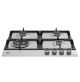 Piano Cottura Fornello a Gas 4 Fuochi BEKO da Incasso Built in 60 cm Ghisa Wok