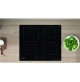 Piano Cottura Fornello a INDUZIONE Nero INDESIT Vetroceramica 4 Fuochi 7200 Watt
