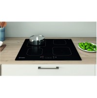Piano Cottura Fornello a INDUZIONE Nero INDESIT Vetroceramica 4 Fuochi 7200 Watt