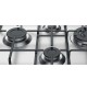Piano Cottura a Gas Fornello 4 Fuochi HOTPOINT ARISTON Tripla Corona Inox Cucina