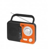 Radio Portatile AM/FM Trevi RA 768 S Arancione - Uscita Cuffie Jack 3,5 mm