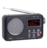Radio Portatile TREVI DAB 7F80 R Nero - DAB+ FM Uscita Cuffia 3,5 mm