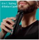 Rasoio Elettrico Barba Corpo Capelli BRAUN 6 in 1 a Batteria Ricaricabile