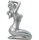 Scultura AMBIENTI GLAMOUR Ms Abby Donna Argento
