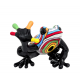 Scultura Rana Multicolore Decorativa Pop Art Statua Artistica Casa Ufficio Desig